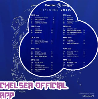 Chelsea fixtures