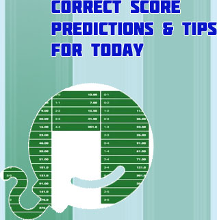 Correct score prediction